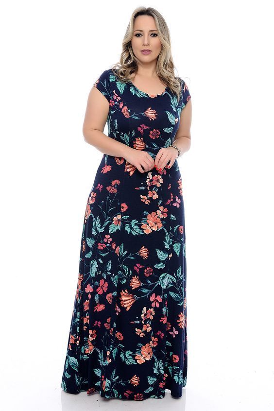 Vestido Plus Size Longo