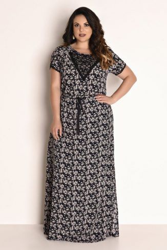 Vestido Plus Size Longo