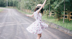 vestido estampado