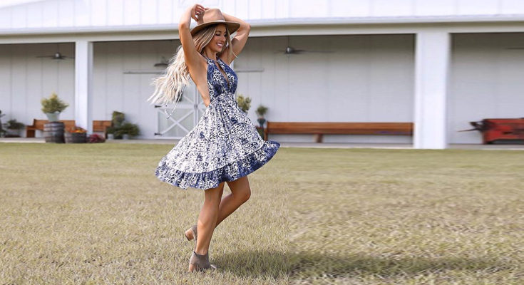 Vestidos estampados para o verão 2021: tendências