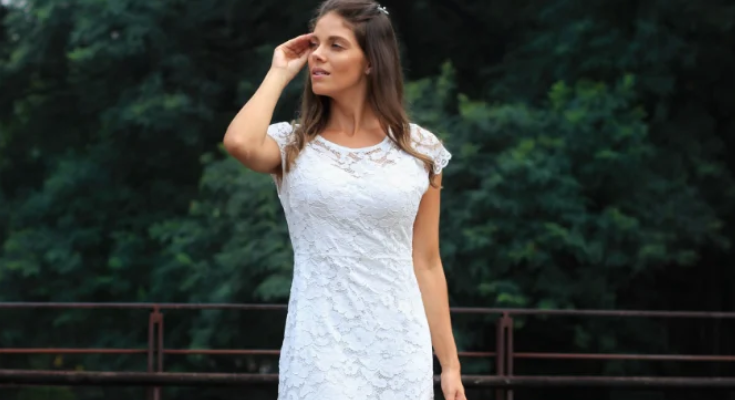 Por que usar vestido de renda? Porque sim!