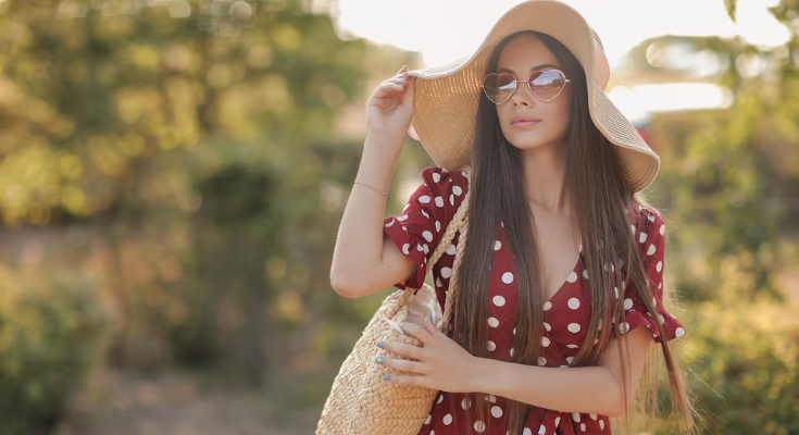 vestido midi para o verão