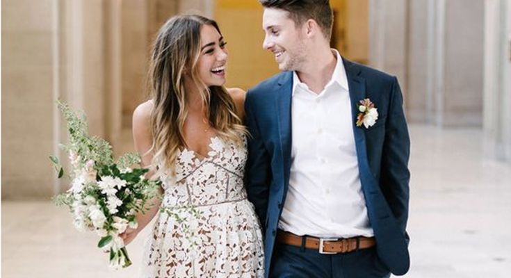 vestido casamento civil