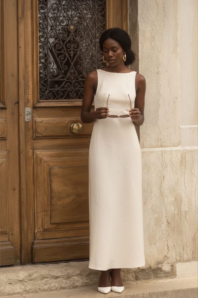 Vestido longo feminino para ocasiões especiais