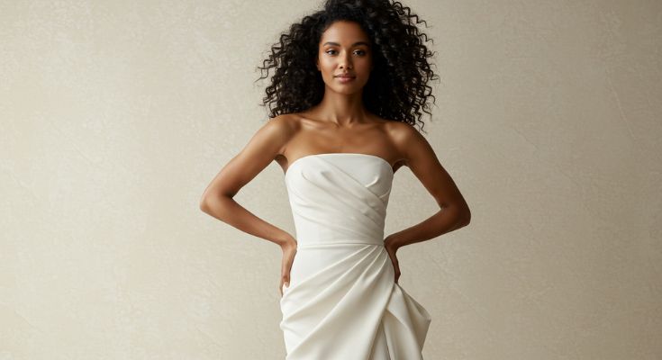 Vestido Tubinho Branco Tomara Que Caia