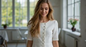 Vestido Branco com Botões: Elegância Atemporal e Versatilidade para Todas as Estações!
