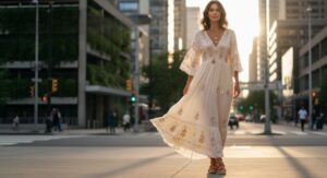 Vestidos Longos: Como Usar Essa Peça Versátil com Elegância em Qualquer Estação