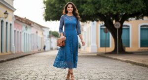 Vestidos de renda que encantam: charme e frescor para o seu verão
