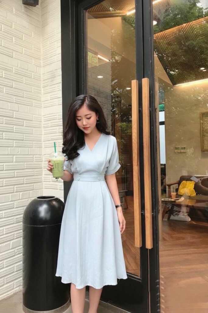 Inspiração de look com vestido branco