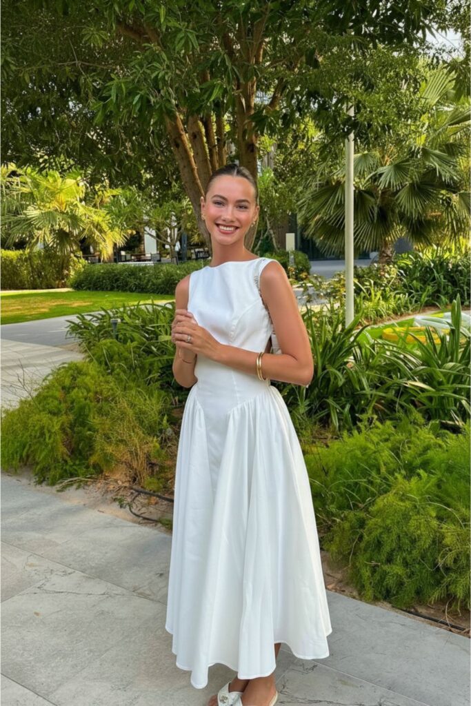 Vestido longo básico feminino para looks confortáveis e elegantes