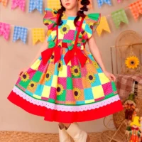 Vestidos de Festa Junina Mais Vendidos no Mercado Livre D_NQ_NP_2X_603957-MLB111492530631_052026-F-vestido-infantil-de-quadrilha-festa-junina-juvenil-so-joo