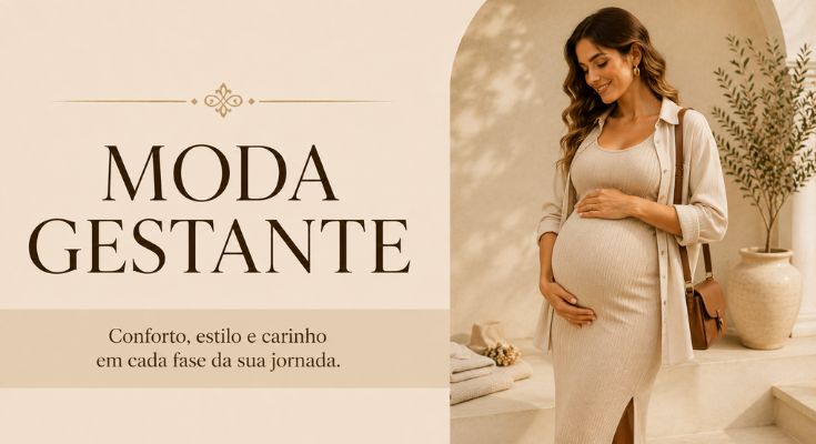 Moda Gestante - Vestidos Básicos